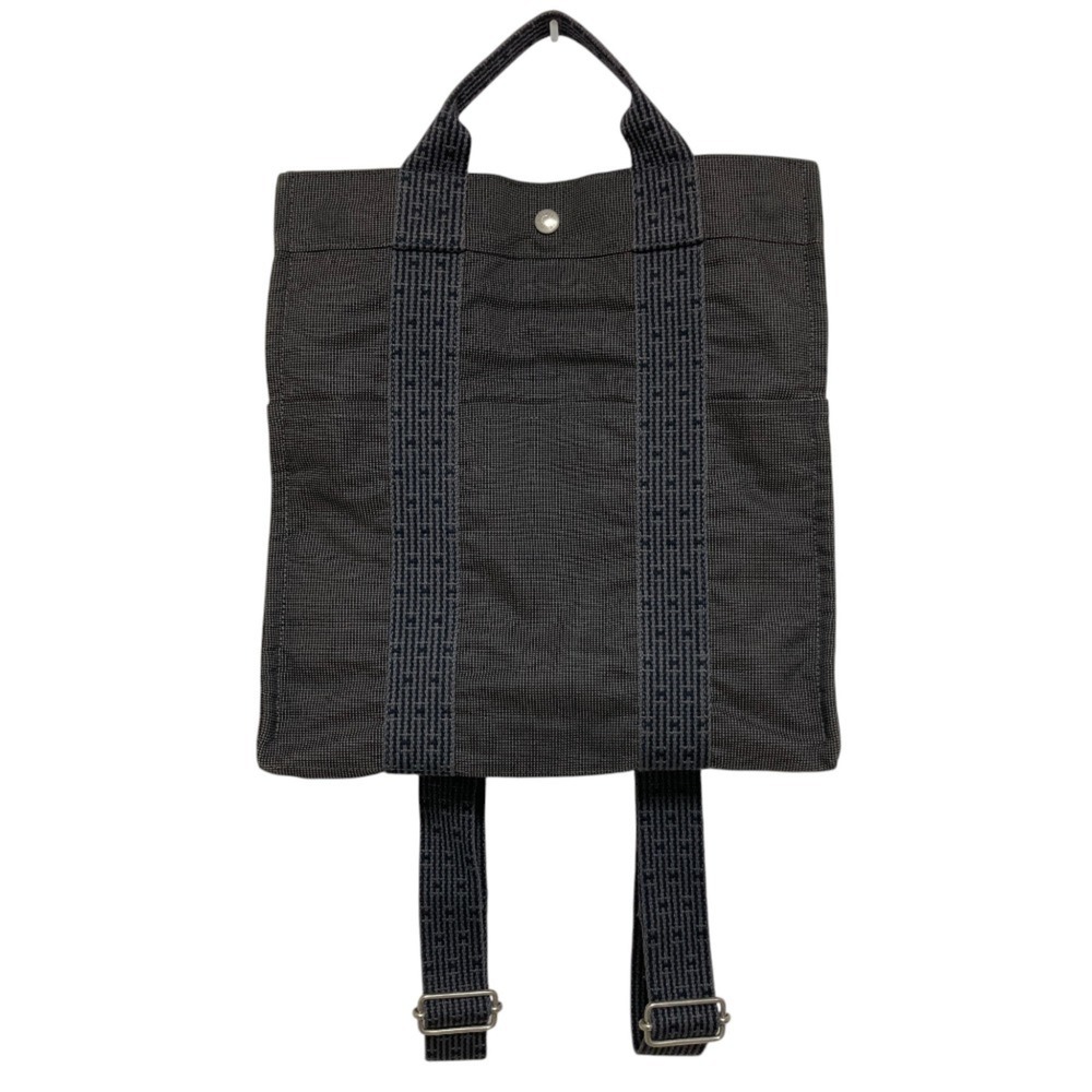 HERMES Hermes Herline MM Backpack Handbag Gray Women's